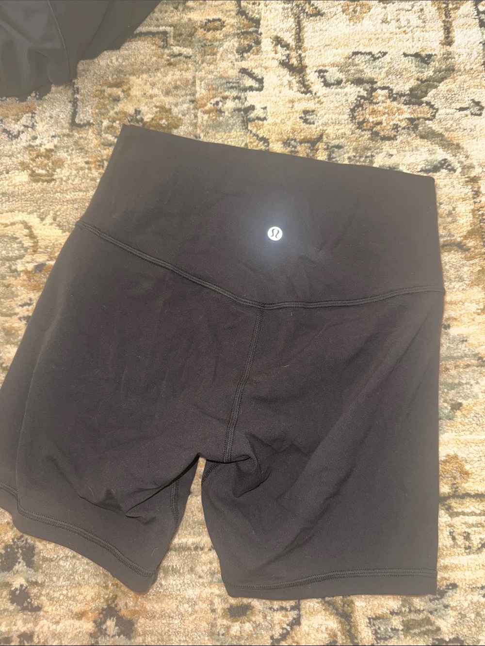 lululemon athletica Black High-Rise Bike Shorts